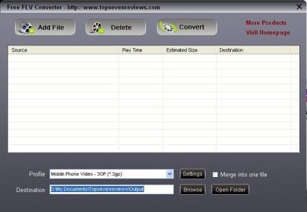 DoremiSoft Free FLV to 3GP Converter